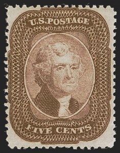 Sale 1277, Lot 2024, 1857-60 Issue (Scott 18-39)