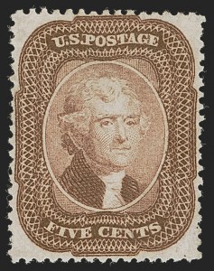 Sale 1277, Lot 2025, 1857-60 Issue (Scott 18-39)