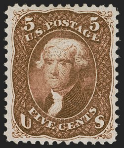 Sale 1277, Lot 2053, 1861-66 Issue (Scott 56-78)