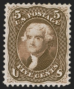 Sale 1277, Lot 2054, 1861-66 Issue (Scott 56-78)