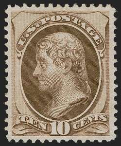 Sale 1277, Lot 2112, 1870-71 National Bank Note Co.  Issue (Scott 134-155)