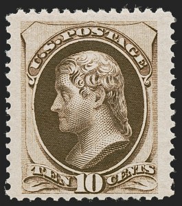 Sale 1277, Lot 2133, 1873-75 Continental Bank Note Co. Issue (Scott 156-166)