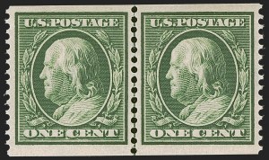 Sale 1277, Lot 2267, 1910-13 Washington-Franklin Issue (Scott 378-396)