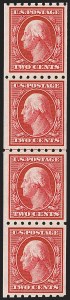 Sale 1277, Lot 2271, 1910-13 Washington-Franklin Issue (Scott 378-396)