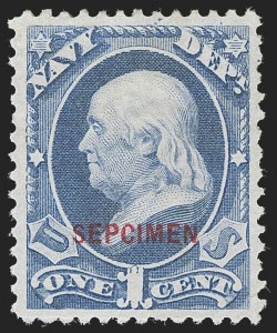 Sale 1277, Lot 2473, Official Special Printings