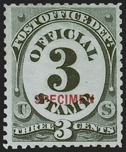 Sale 1277, Lot 2477, Official Special Printings