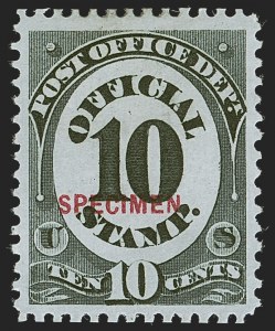 Sale 1277, Lot 2478, Official Special Printings