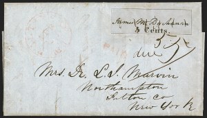 Sale 1278, Lot 3020, Postmasters's Provisionals