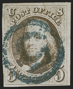 Sale 1278, Lot 3034, 1847 Issue and 1847  Reproduction (Scott 1-4)