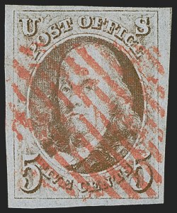 Sale 1278, Lot 3040, 1847 Issue and 1847  Reproduction (Scott 1-4)