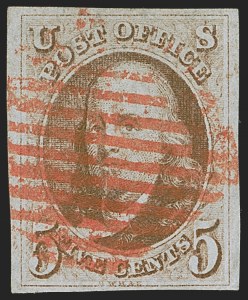 Sale 1278, Lot 3049, 1847 Issue and 1847  Reproduction (Scott 1-4)