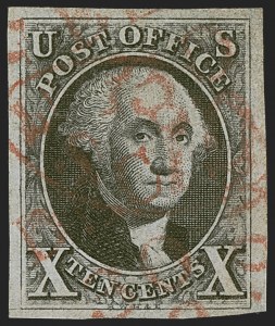 Sale 1278, Lot 3060, 1847 Issue and 1847  Reproduction (Scott 1-4)