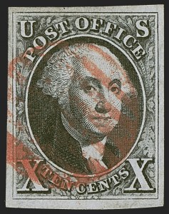 Sale 1278, Lot 3063, 1847 Issue and 1847  Reproduction (Scott 1-4)
