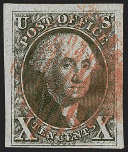 Sale 1278, Lot 3064, 1847 Issue and 1847  Reproduction (Scott 1-4)