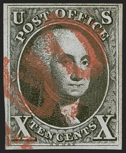 Sale 1278, Lot 3068, 1847 Issue and 1847  Reproduction (Scott 1-4)