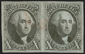 Sale 1278, Lot 3072, 1847 Issue and 1847  Reproduction (Scott 1-4)