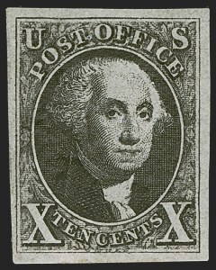 Sale 1278, Lot 3079, 1847 Issue and 1847  Reproduction (Scott 1-4)