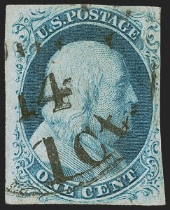 Sale 1278, Lot 3098, 1851-56 Issue (Scott 5A-17)