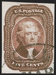 Sale 1278, Lot 3122, 1851-56 Issue (Scott 5A-17)