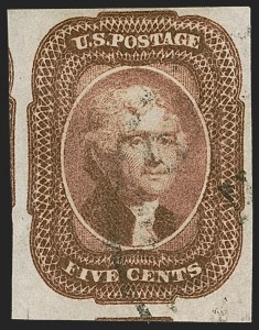 Sale 1278, Lot 3123, 1851-56 Issue (Scott 5A-17)