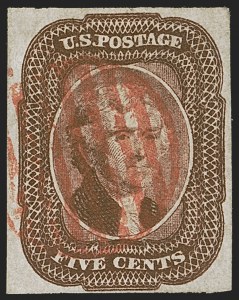 Sale 1278, Lot 3124, 1851-56 Issue (Scott 5A-17)