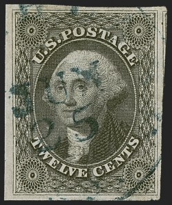 Sale 1278, Lot 3140, 1851-56 Issue (Scott 5A-17)