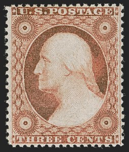 Sale 1278, Lot 3168, 1857-60 Issue and 1857  Reprint (Scott 18-47)