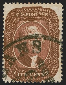 Sale 1278, Lot 3173, 1857-60 Issue and 1857  Reprint (Scott 18-47)