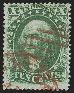 Sale 1278, Lot 3184, 1857-60 Issue and 1857  Reprint (Scott 18-47)