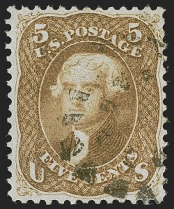 Sale 1278, Lot 3211, 1861 Issue (Scott 62B-78)