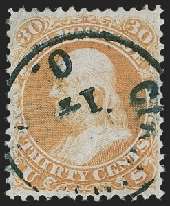 Sale 1278, Lot 3227, 1861 Issue (Scott 62B-78)