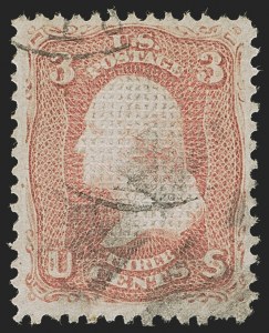 Sale 1278, Lot 3246, 1867-68 Grilled Issue and 1861  Re-Issue (Scott 79-111)