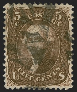 Sale 1278, Lot 3256, 1867-68 Grilled Issue and 1861  Re-Issue (Scott 79-111)