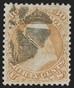 Sale 1278, Lot 3260, 1867-68 Grilled Issue and 1861  Re-Issue (Scott 79-111)