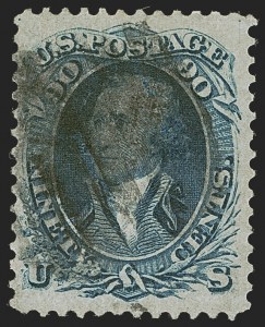Sale 1278, Lot 3262, 1867-68 Grilled Issue and 1861  Re-Issue (Scott 79-111)