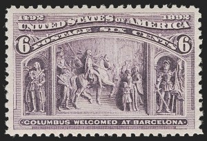 Sale 1278, Lot 3401, Columbian Issue (Scott 230-245)