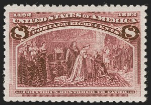 Sale 1278, Lot 3402, Columbian Issue (Scott 230-245)