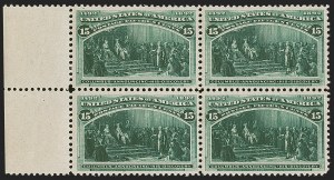 Sale 1278, Lot 3410, Columbian Issue (Scott 230-245)