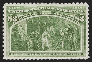 Sale 1278, Lot 3423, Columbian Issue (Scott 230-245)