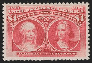 Sale 1278, Lot 3427, Columbian Issue (Scott 230-245)