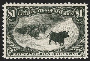 Sale 1278, Lot 3502, Trans-Mississippi Issue (Scott 285-293)