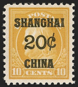 Sale 1278, Lot 3936, Special Delivery, Postage Due, Offices in China