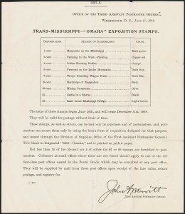 Sale 1283, Lot 1503, 1898 Trans-Mississippi Issue: Proofs and Collateral