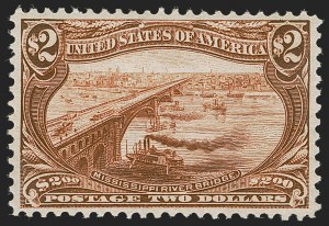 Sale 1283, Lot 1526, 1898 Trans-Mississippi Issue: Gem Quality $1.00 and $2.00