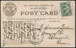 Sale 1283, Lot 1559, 1907 Jamestown Issue: Stamps, Covers, Balance Lots