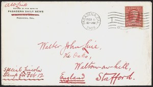 Sale 1283, Lot 1598, 1909 Lincoln Centenary Issue