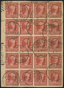 Sale 1283, Lot 1601, 1909 Lincoln Centenary Issue