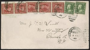 Sale 1283, Lot 1616, 1909 Lincoln Centenary Bluish paper Issue