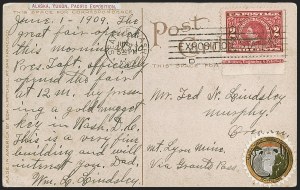 Sale 1283, Lot 1624, 1909 Alaska-Yukon Issue