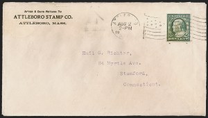 Sale 1283, Lot 1673, Vending and Affixing Machine Perforations